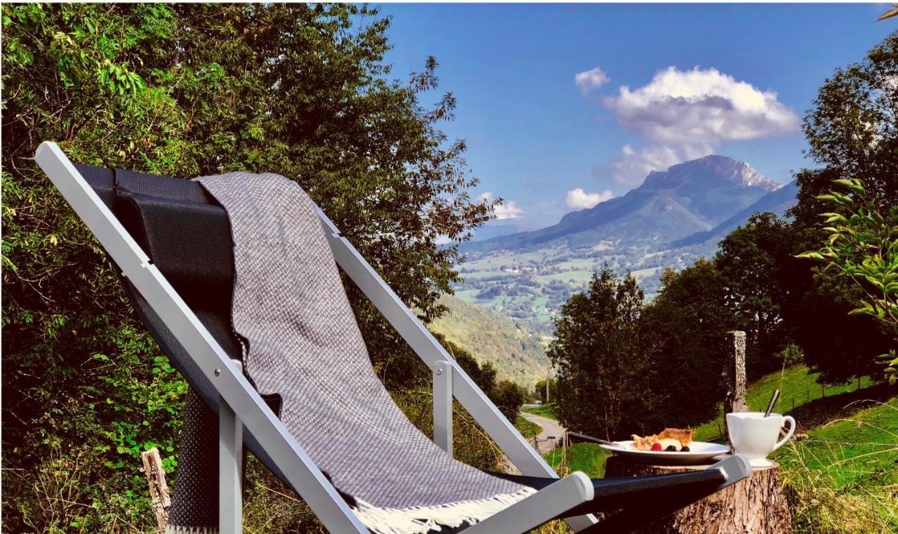 Chapamama Bed & Breakfast Aillon-le-Vieux Bagian luar foto